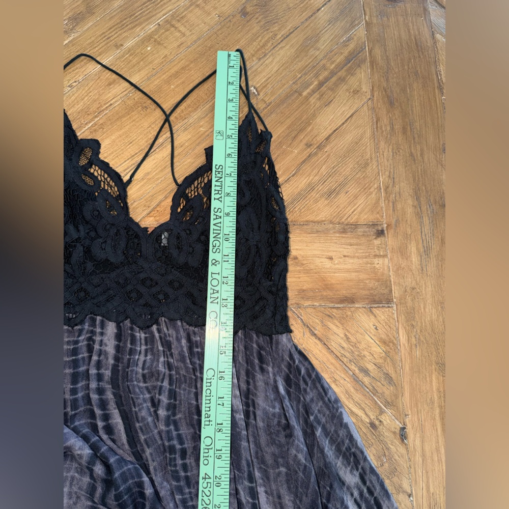 Free People - Adella Lace-Trim Tie-Dye Dress / medium - strappy, boho, lace - Picture 10 of 16